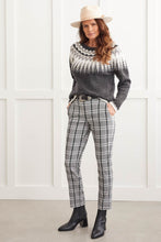 Charger l&#39;image dans la galerie, Pantalon carreaux gris/noir/blanc Tribal - 1567O-3838-0372
