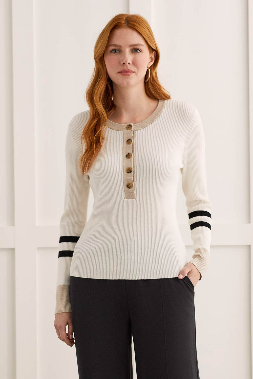 Chandail off white Tribal - 1592O-835-0026- off white