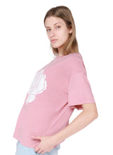 Charger l&#39;image dans la galerie, T-SHIRT ROSE BLANCHE DEX - Rose - 2124003 D
