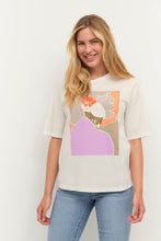 Charger l&#39;image dans la galerie, T-SHIRT VISAGE KAFFEE - Blanc - 10507308
